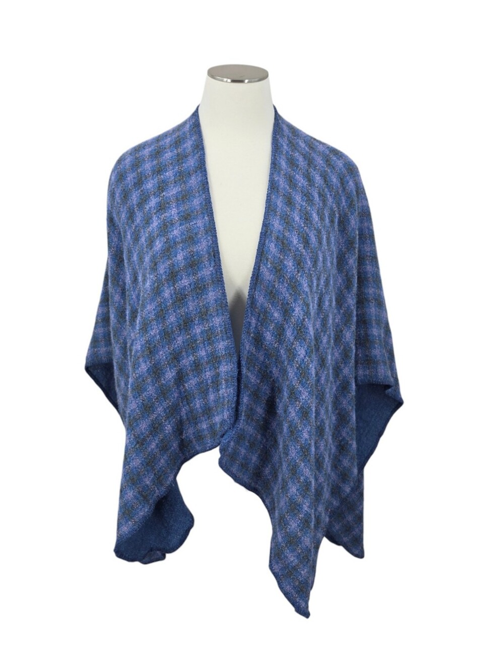 Boyne Valley Weavers Handcrafted Irish Wool Blend Sweater Blanket Shawl Poncho